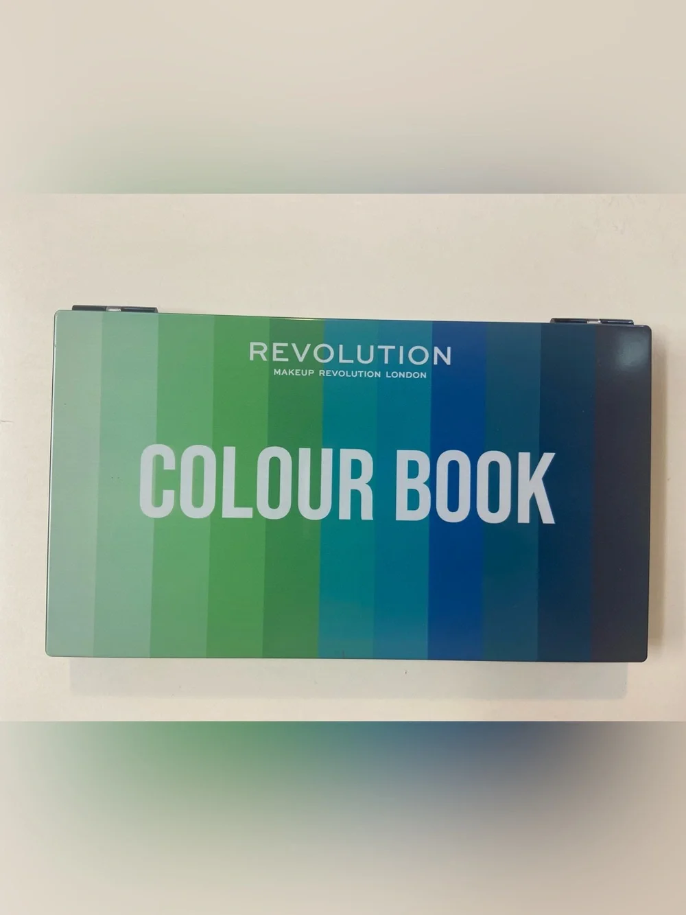 Revolution Colour Book 05 Eyeshadow Palette Blue/Green Brand New Never Used